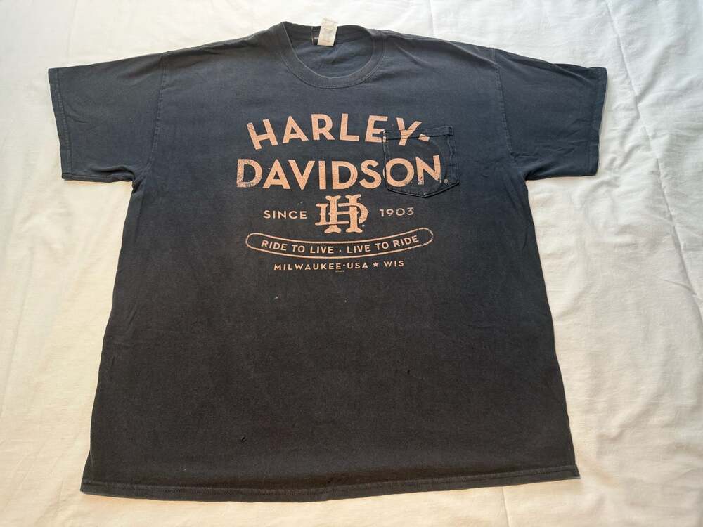 Harley-Davidson Antelope Valley Lancaster CA Pocket T-Shirt Size XL
